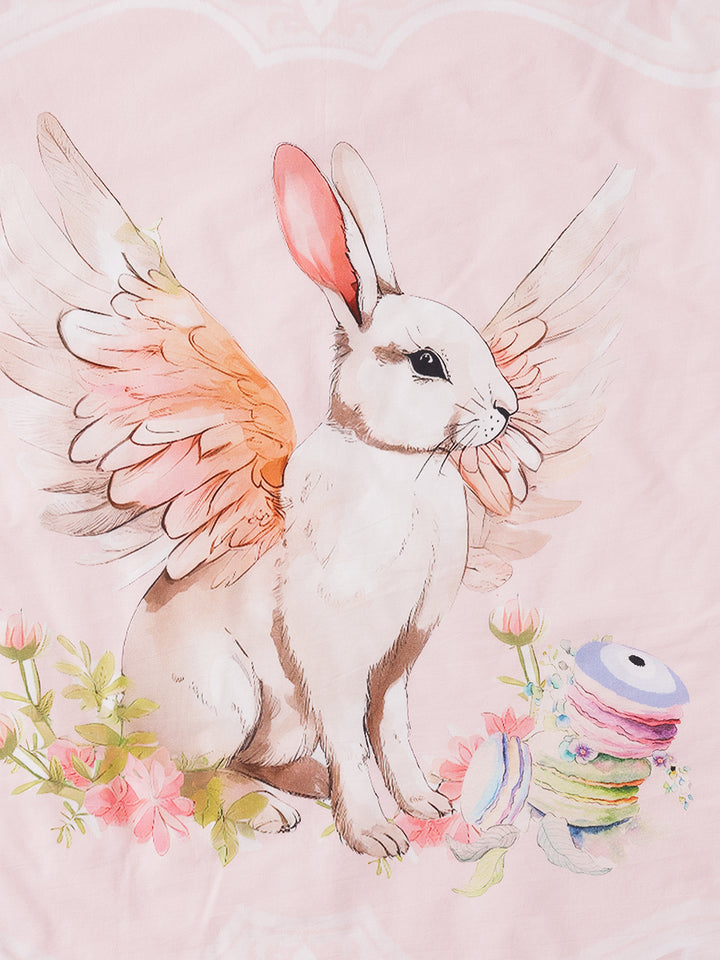 AC Comforter for Newborn Baby | Lightweight - Blush Bunny