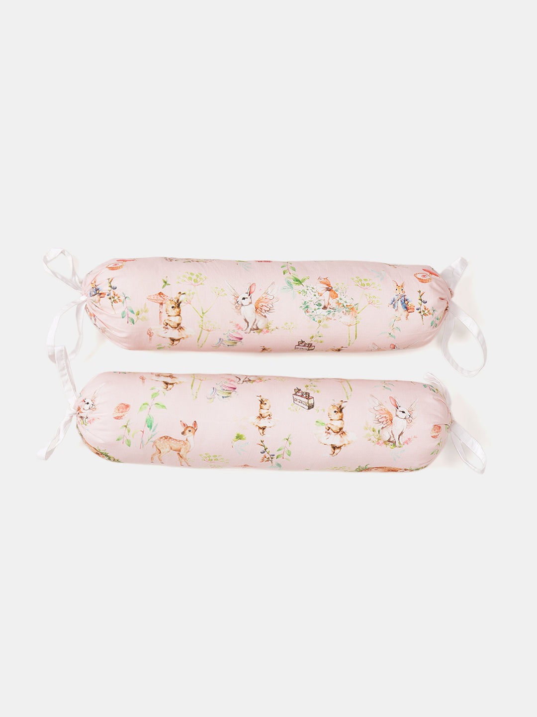 Blush Bunny Bolster Set Of 2