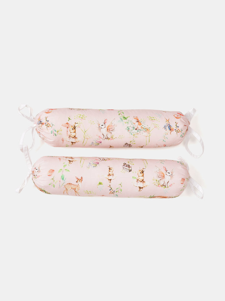 Blush Bunny Bolster Set Of 2