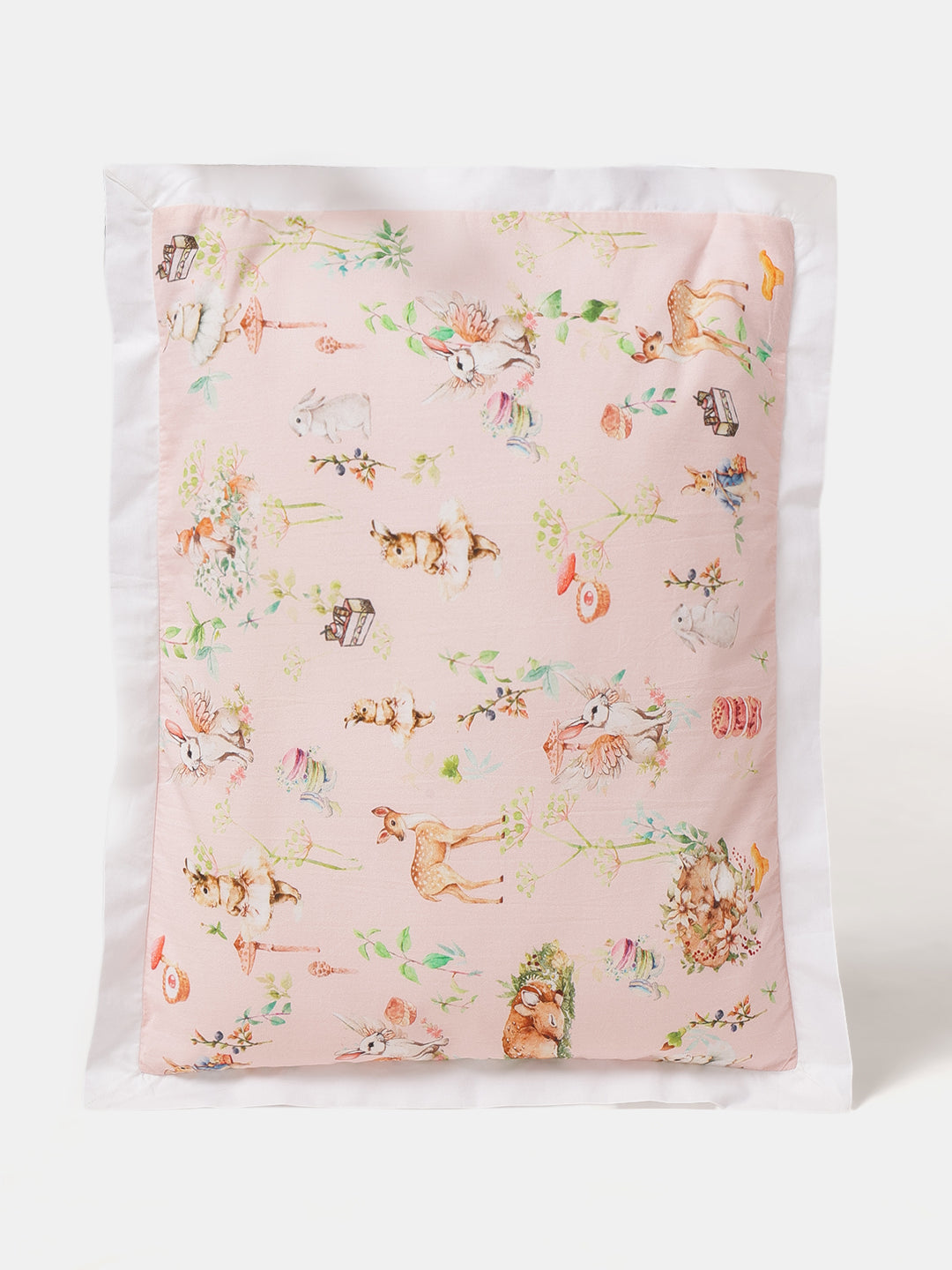 Blush Bunny Bedsheet Set with Pillow Covers