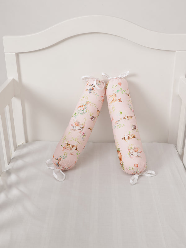 Blush Bunny Bolster Set Of 2