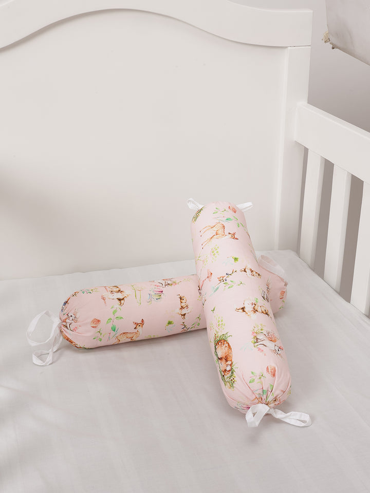 Blush Bunny Bolster Set Of 2