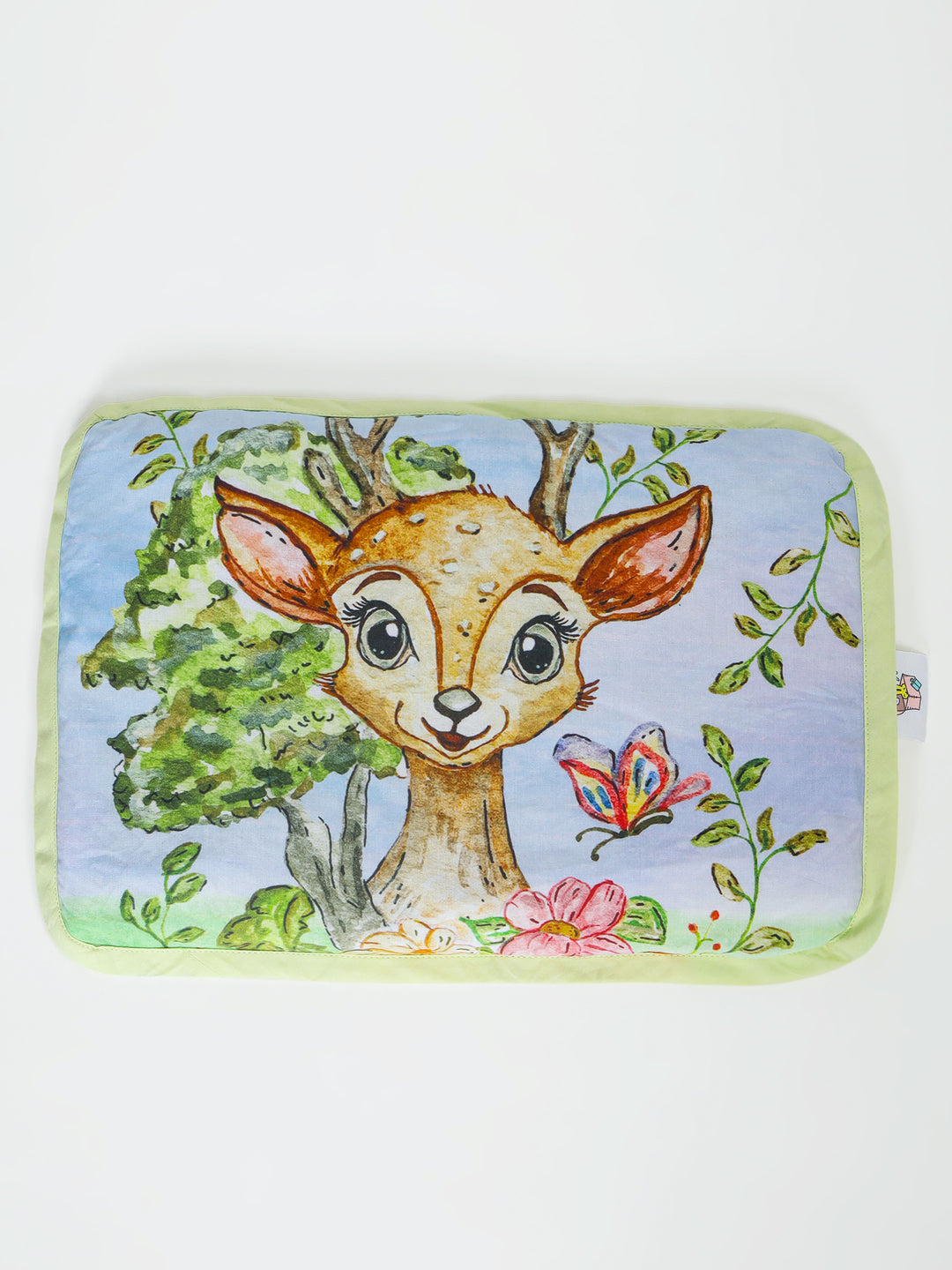 Baby Head Shaping Organic Mustard Seed Pillow - Bambi