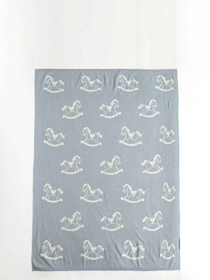 Baby & Toddler Cotton Blanket - Rocking Horse
