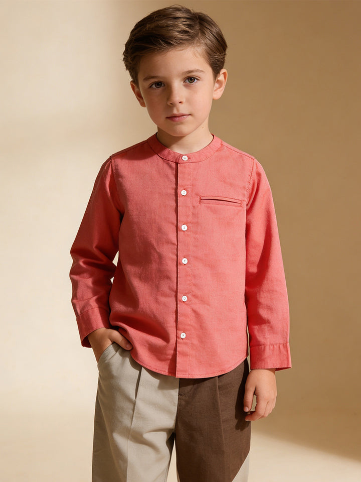 Band Collar Shirt – Signature Fit
