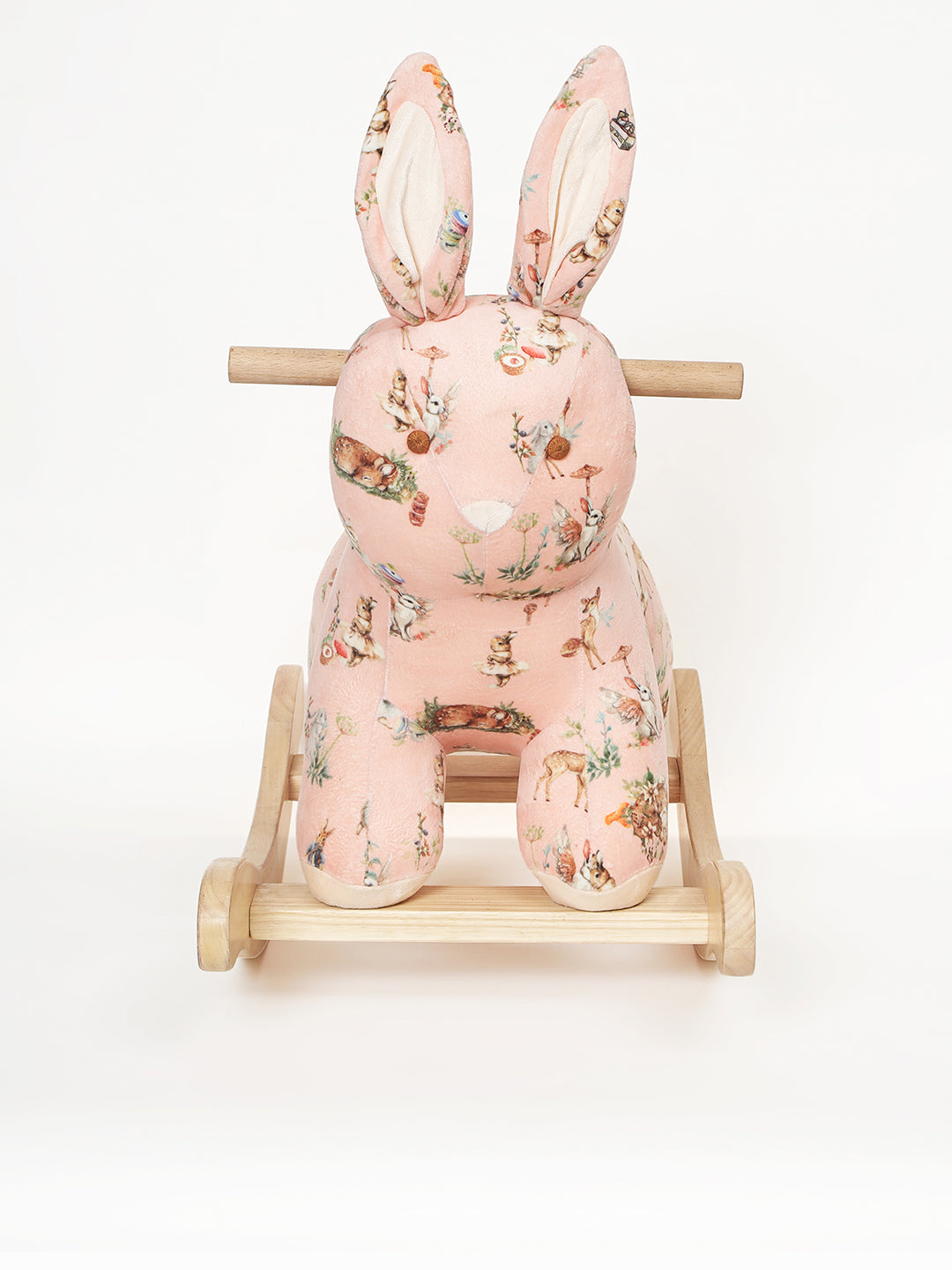 Baby's Traditional Rocker - Blush Bunny
