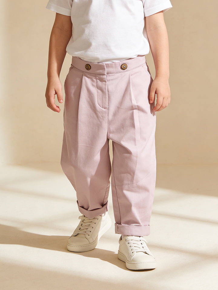 Unisex Color Block Kids Pants