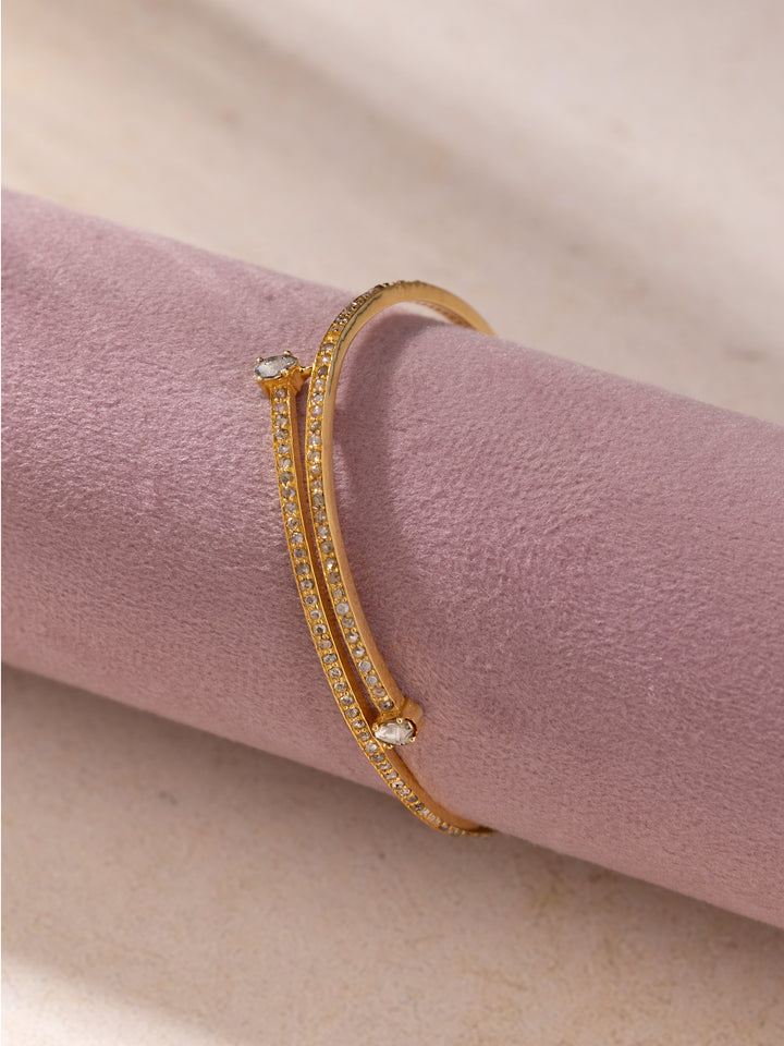 Grace Polki Diamond Bangle - for Mom