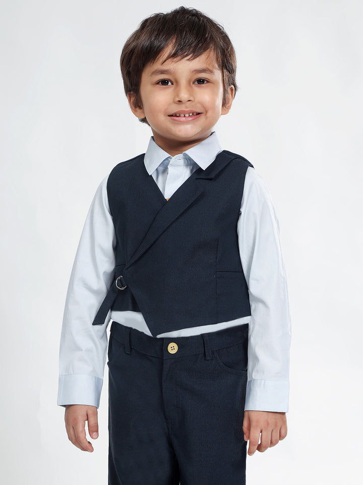 Boy's Formal Vest in Navy Blue - Peter Rabbit