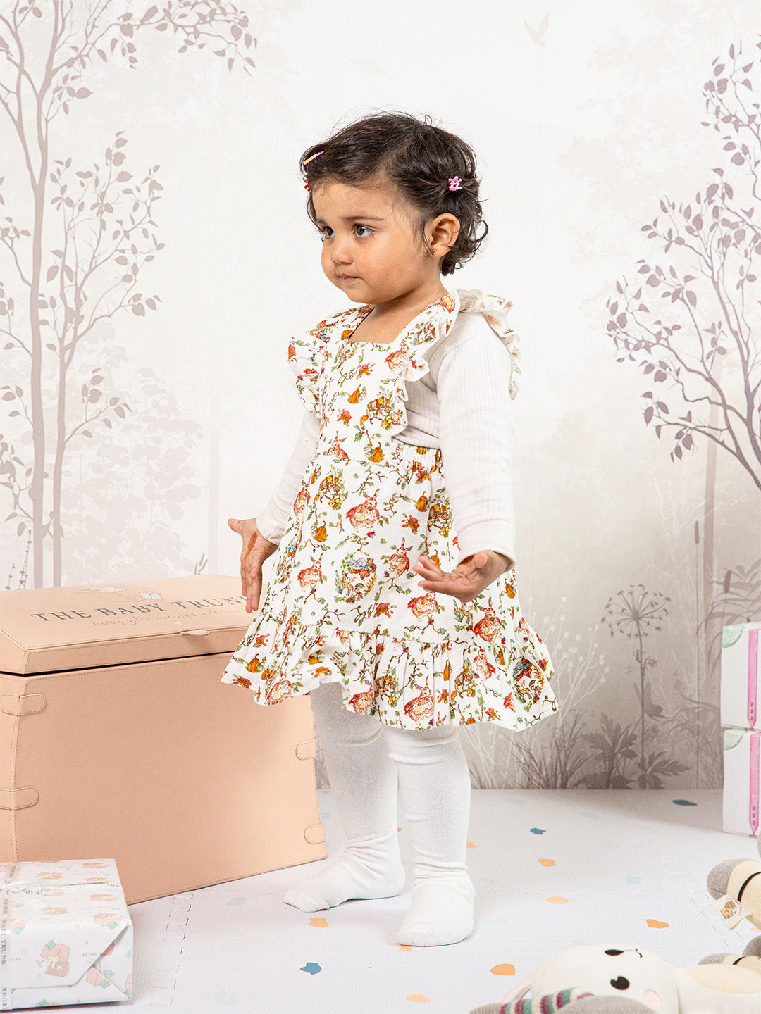 Cotton Corduroy Ruffle Dress 0-5 years