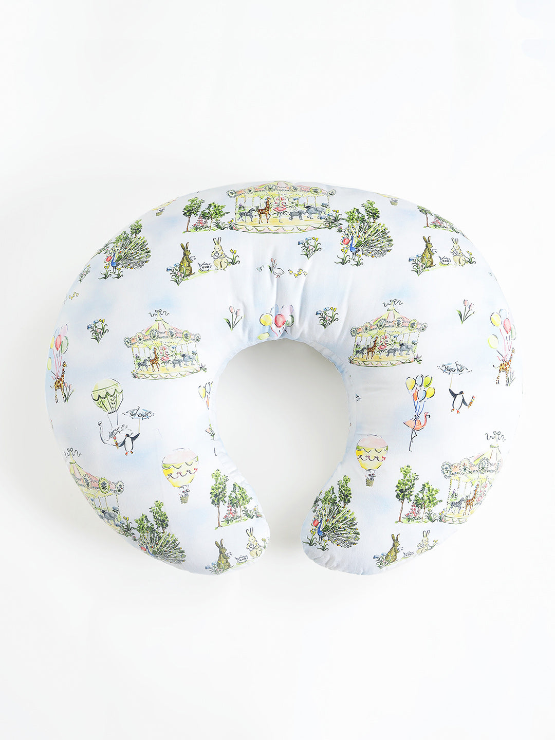 Baby Feeding Pillow - Carnival Carousel