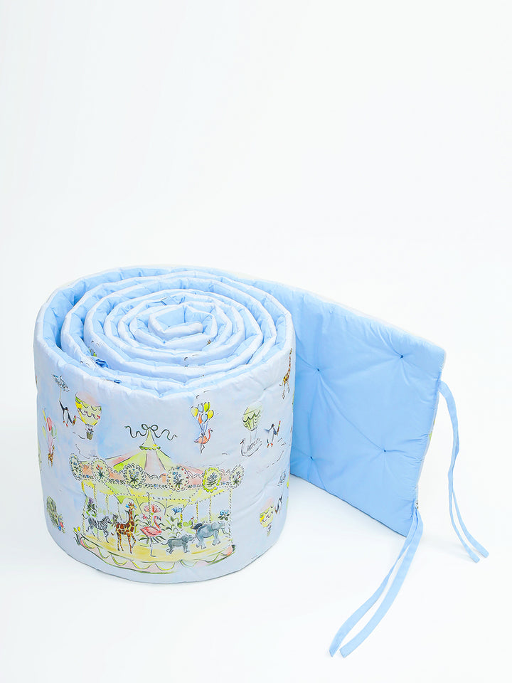 Baby Cot Bumper - Carnival Carousel