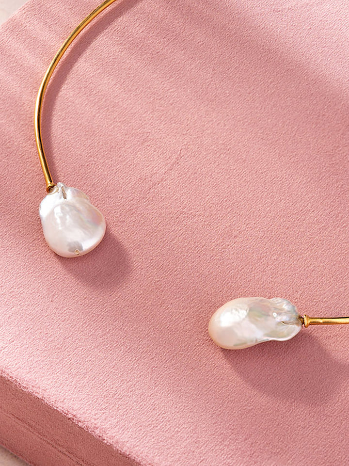 Circle of Light Pearl Necklace  for Mom