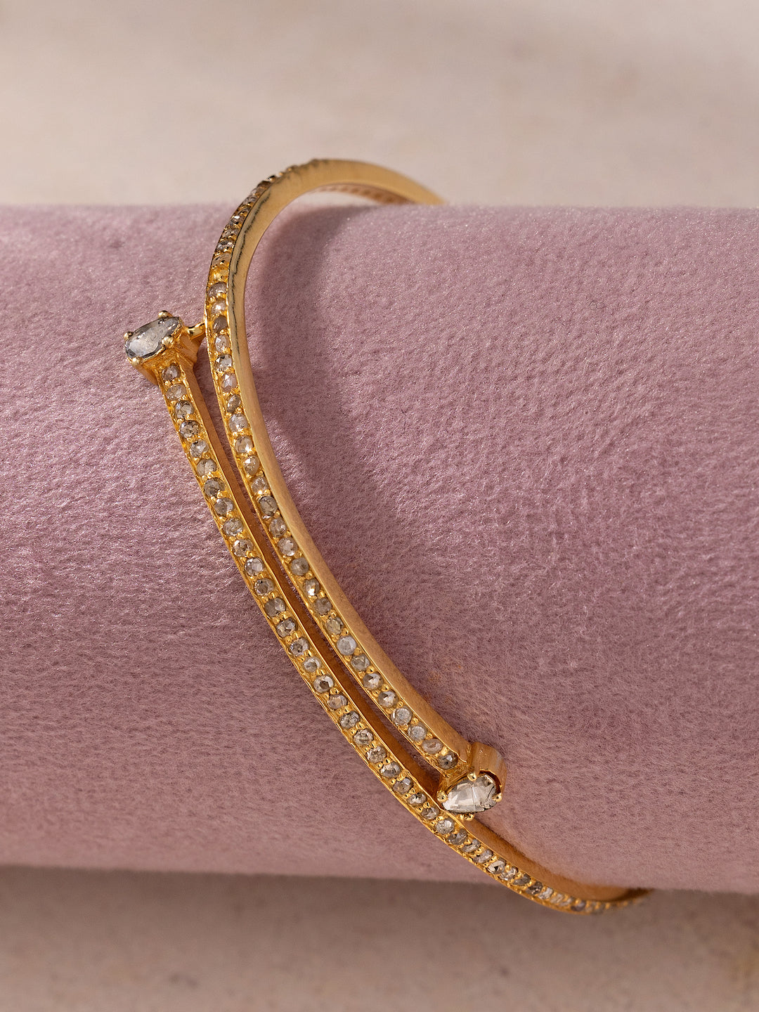 Grace Polki Diamond Bangle - for Mom