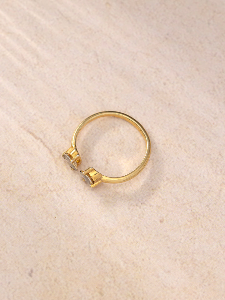 Dual Polki Diamond Ring - for Mom