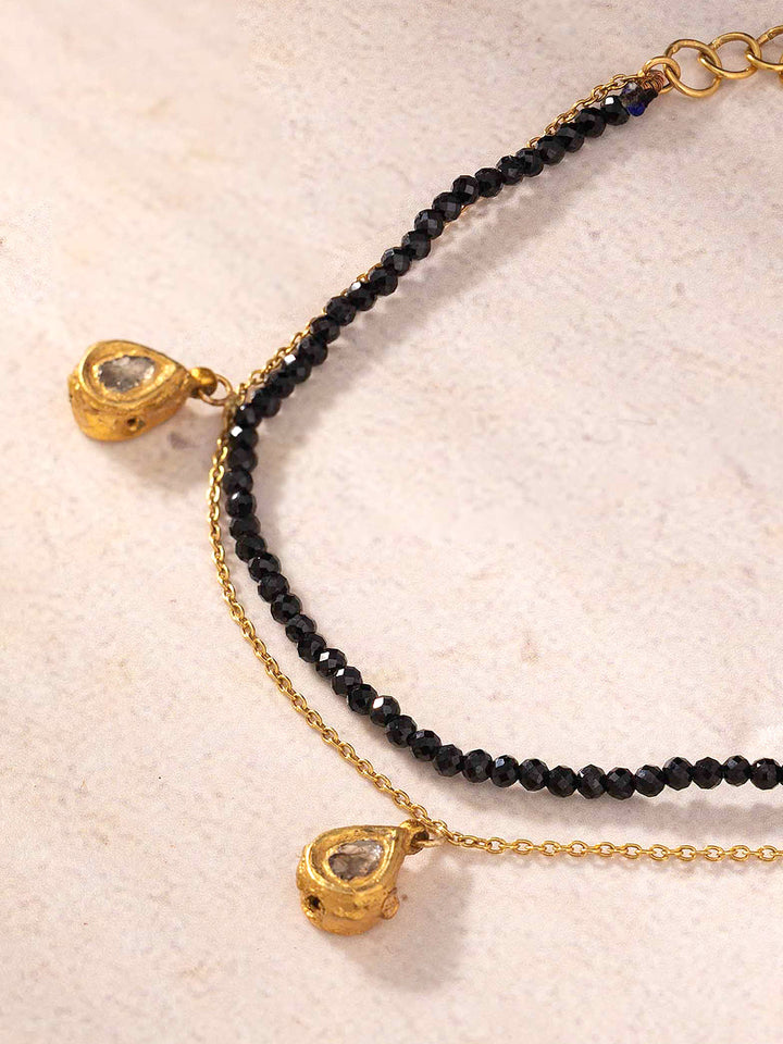 Evil Eye Polki Charm Bracelet - for Mom