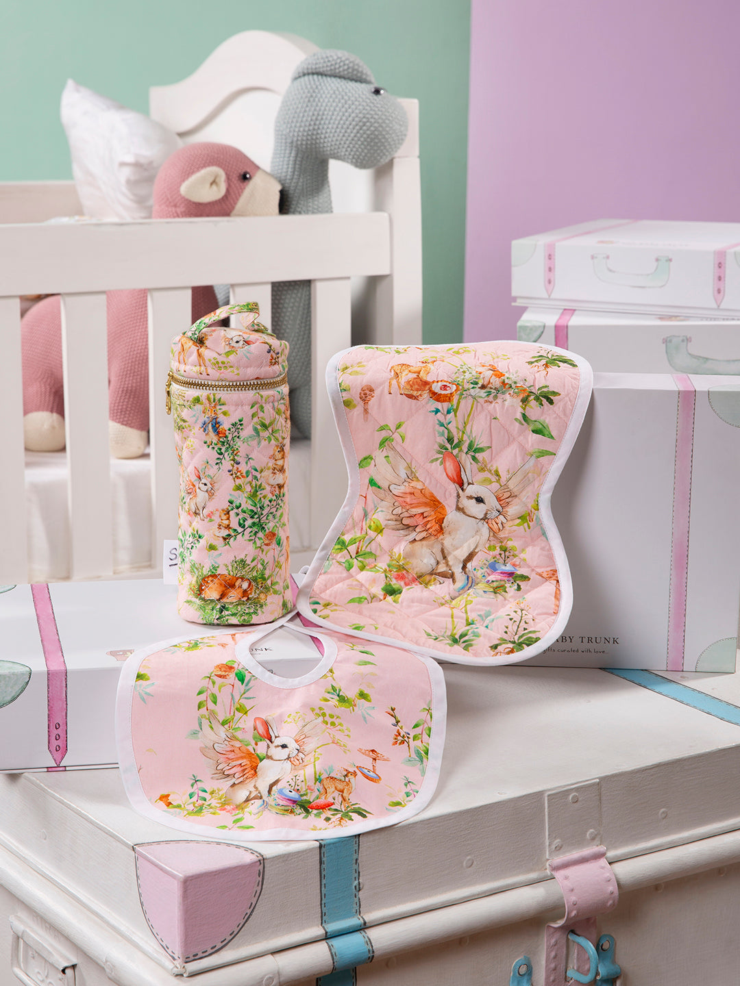 BLUSH BUNNY FEED SET-LARGE