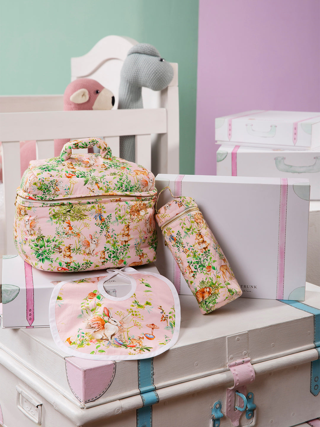BLUSH BUNNYTRAVEL SET OF 3 (LARGE)