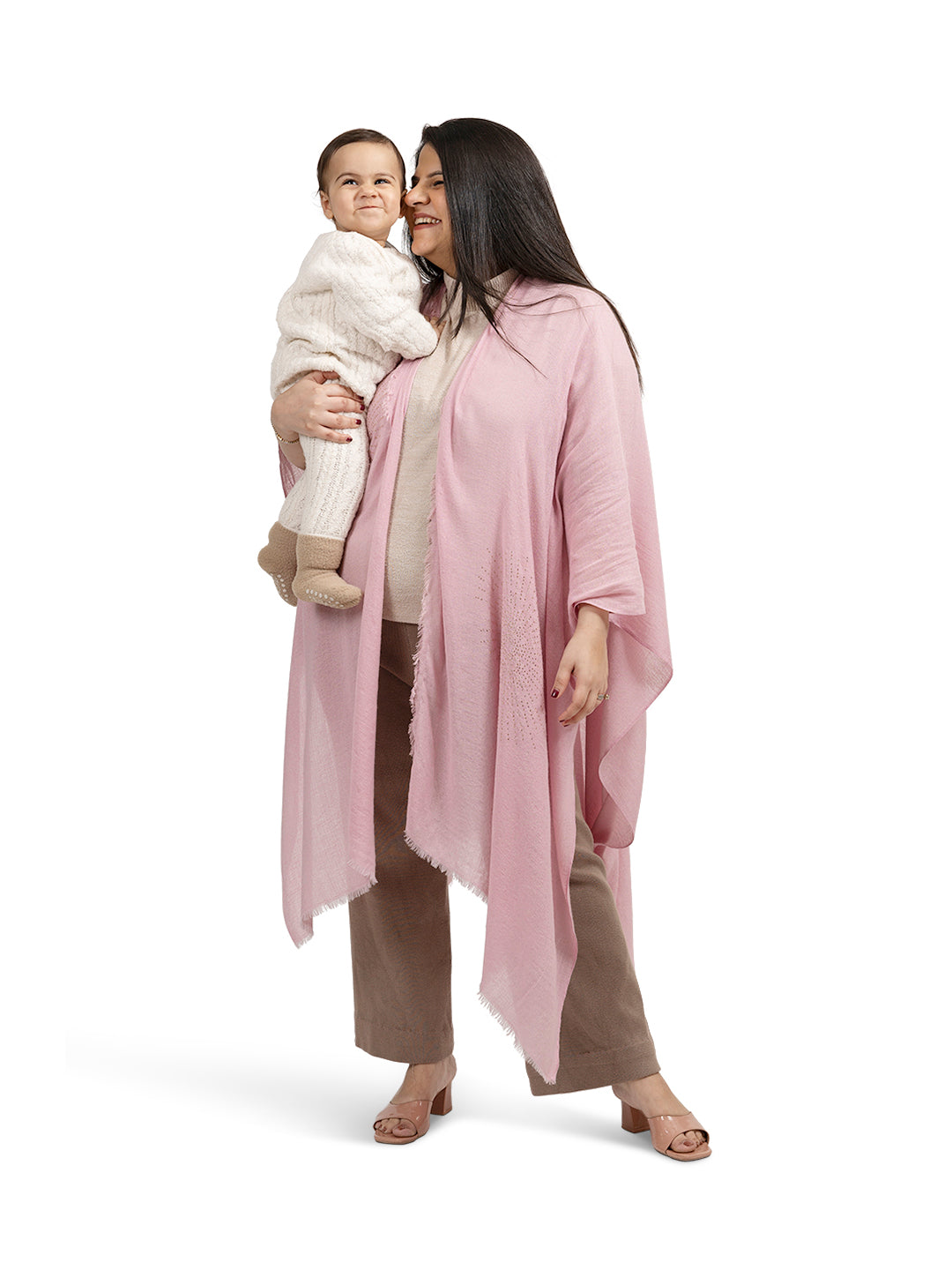 Swarovski Winter Bloom Cashmere Feeding Wrap – Warm Nursing Cover