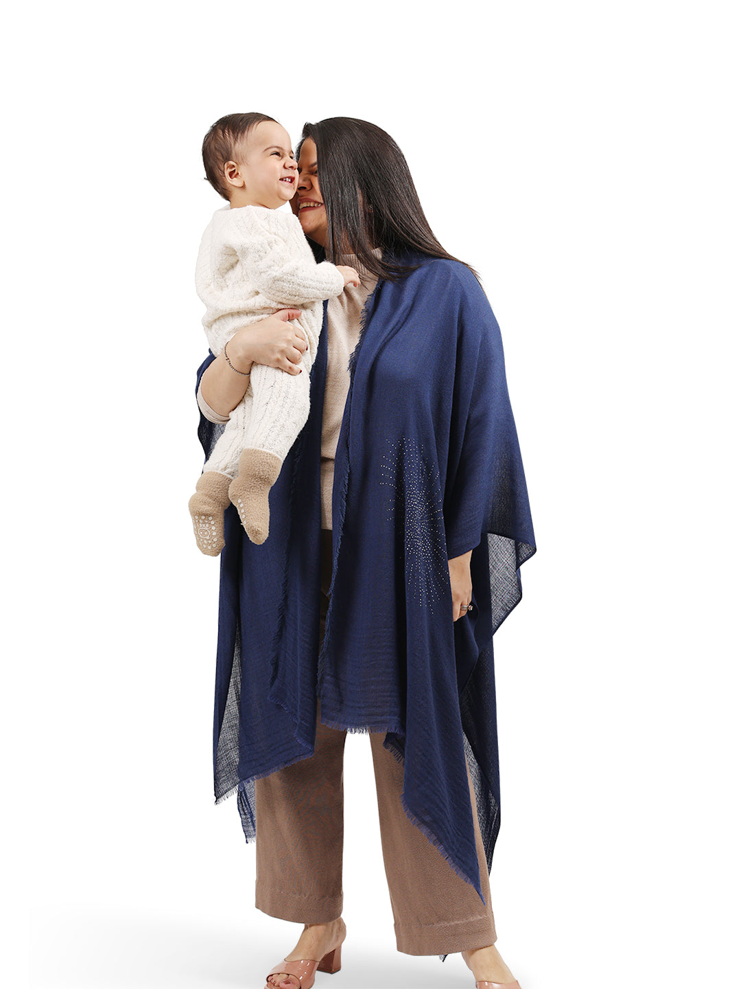 Swarovski Midnight Cashmere Feeding Wrap – Luxury Nursing Wrap