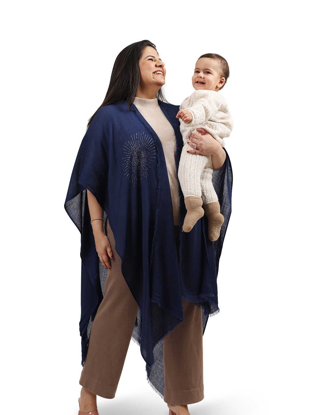 Swarovski Midnight Cashmere Feeding Wrap – Luxury Nursing Wrap