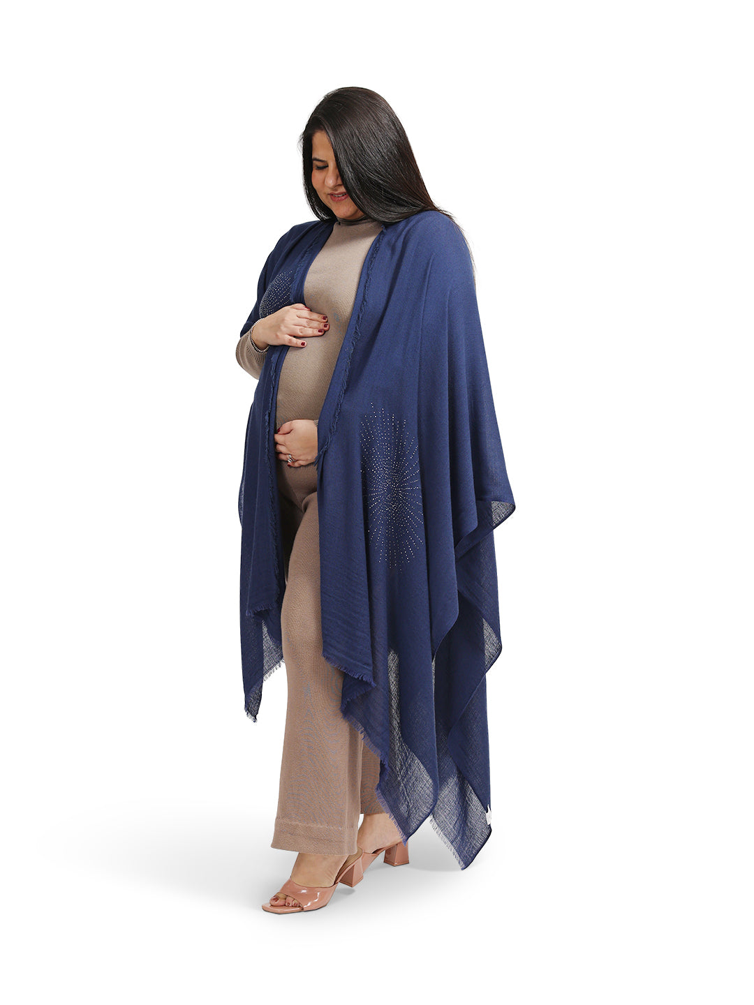 Swarovski Midnight Cashmere Feeding Wrap – Luxury Nursing Wrap