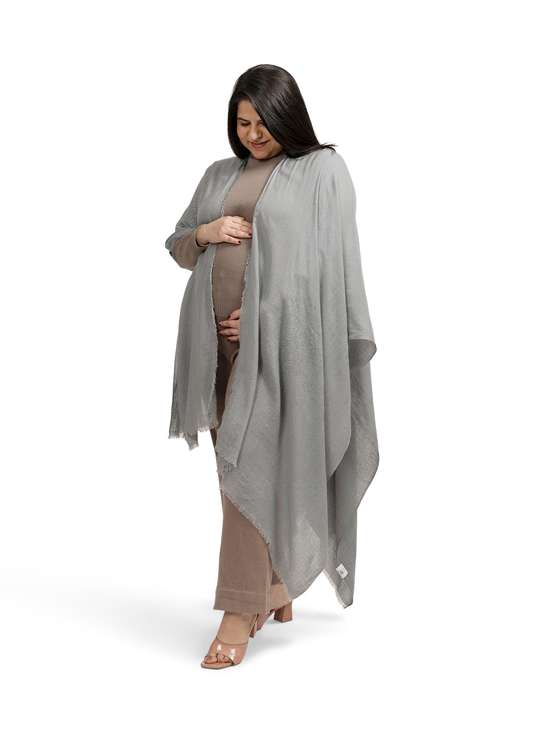 Swarovski Dusk Cashmere Feeding Wrap – Soft Winter Nursing Wrap