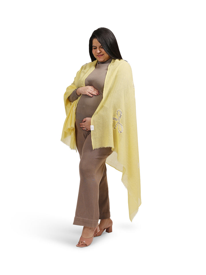 Bow Yellow Feeding Wrap – Lightweight Nursing Wrap