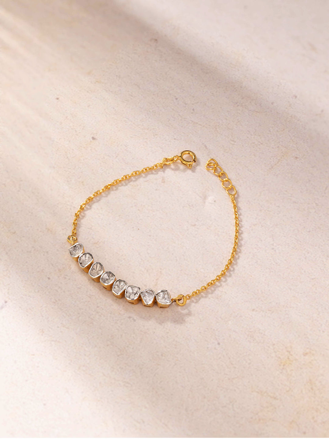 Baby Polki Diamond Bracelet – Twinning Edition