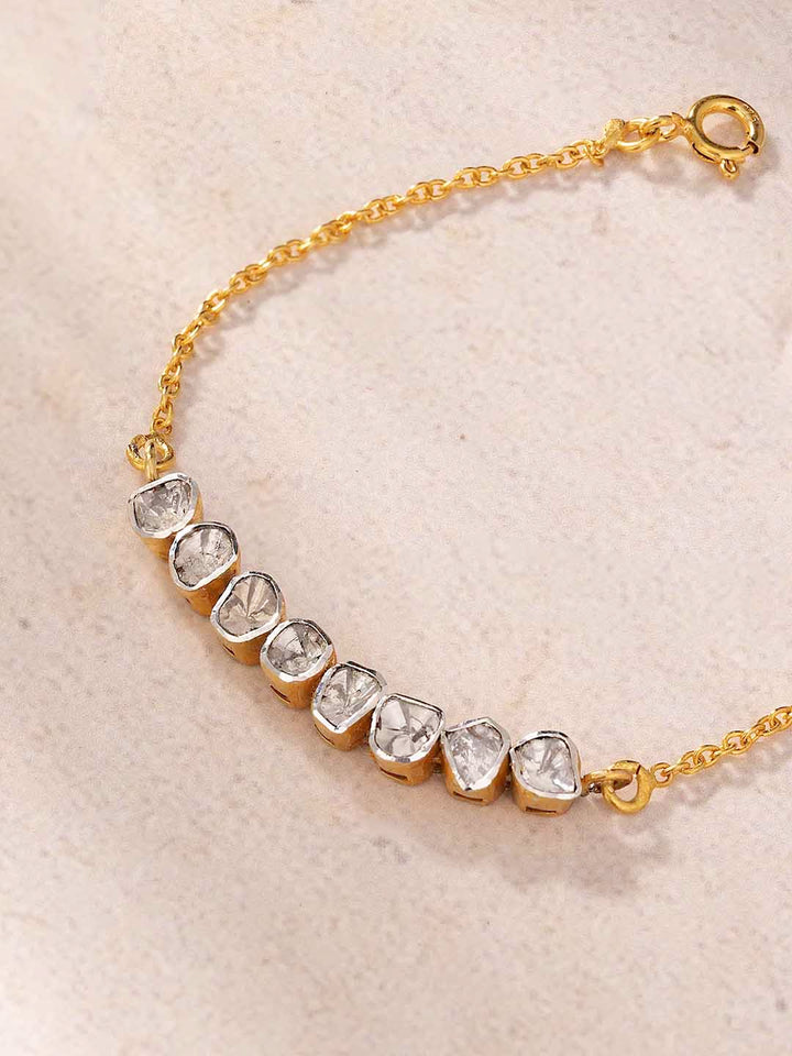 Baby Polki Diamond Bracelet – Twinning Edition