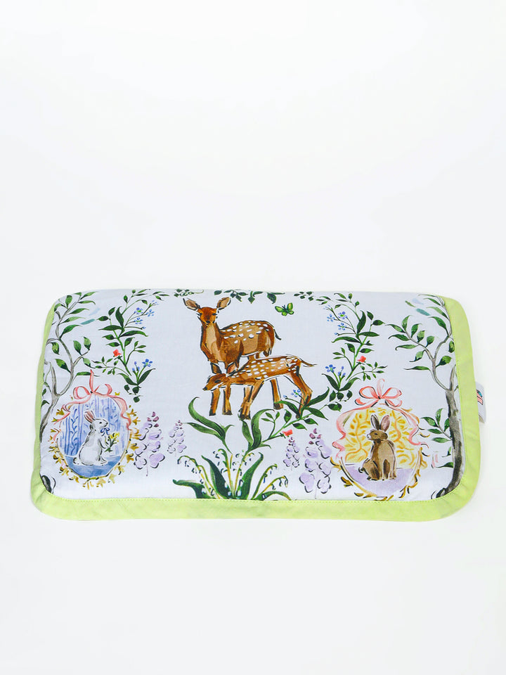Baby Head Shaping Organic Mustard Seed Pillow - Enchanted Deer