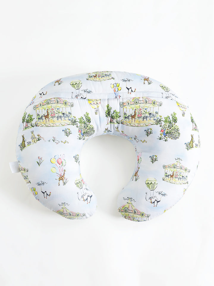 Baby Feeding Pillow - Carnival Carousel