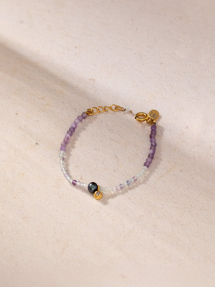 March Birthstone Baby Bracelet