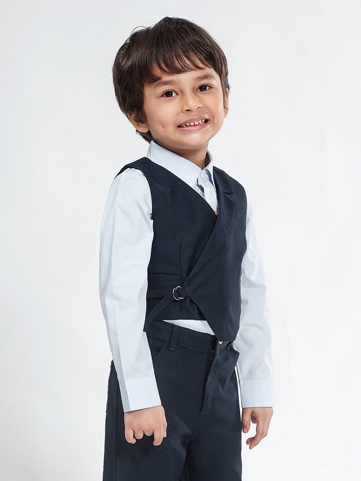 Boy's Formal Vest in Navy Blue - Peter Rabbit