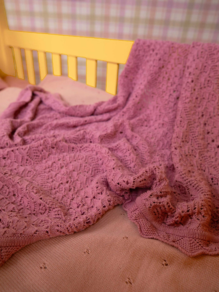 Blushing Peony Baby Blanket