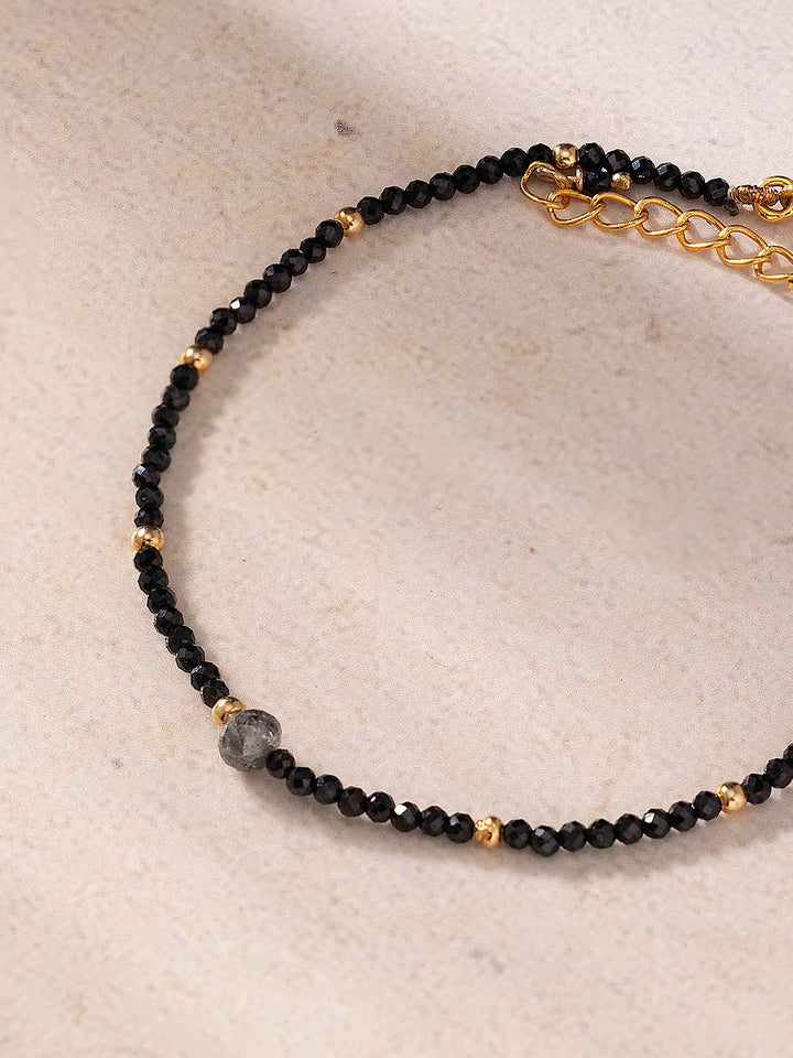 Black Diamond Sterling Silver - Evil Eye Mom Bracelet