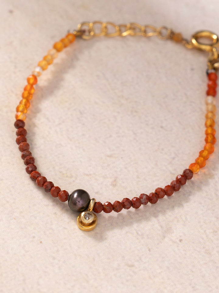 April Birthstone Baby Bracelet