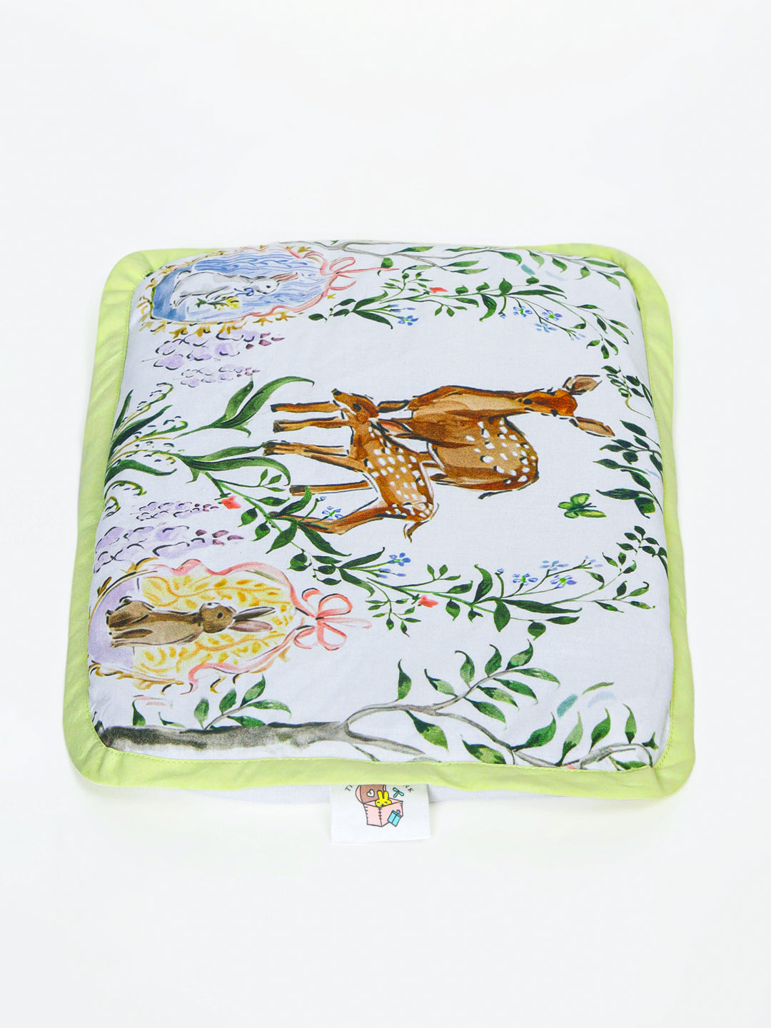 Baby Head Shaping Organic Mustard Seed Pillow - Enchanted Deer
