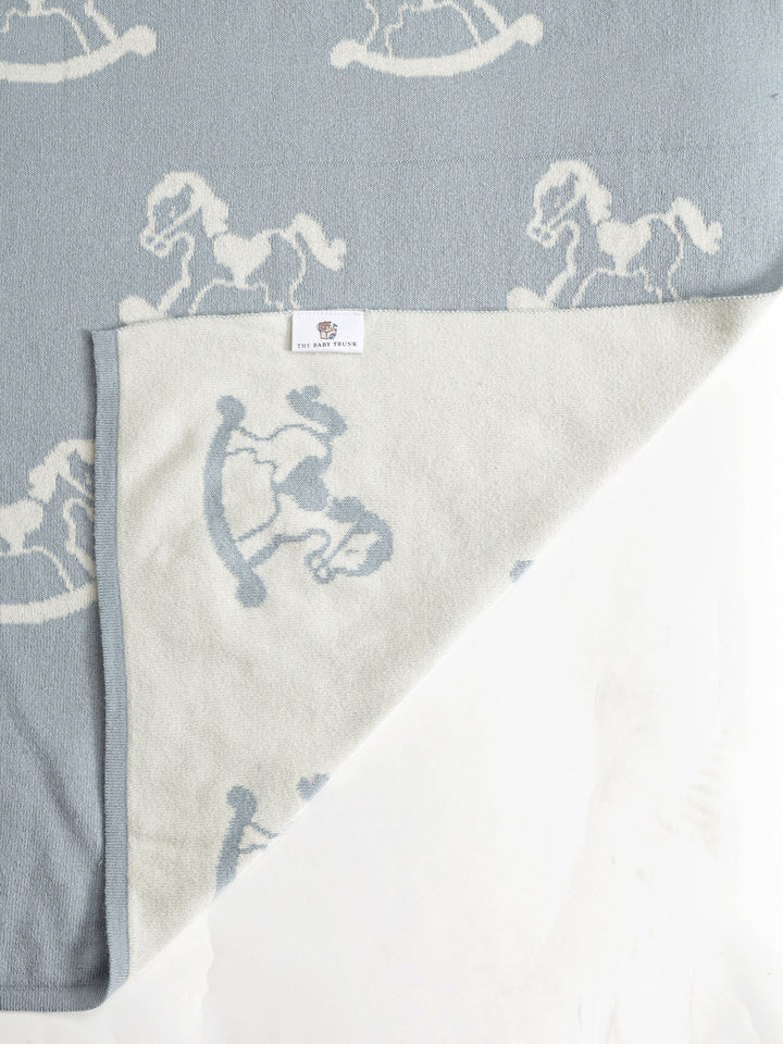 Baby & Toddler Cotton Blanket - Rocking Horse