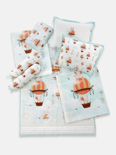 BEDDING SET-PACK OF 5 (ELE ON THE BALLOON)