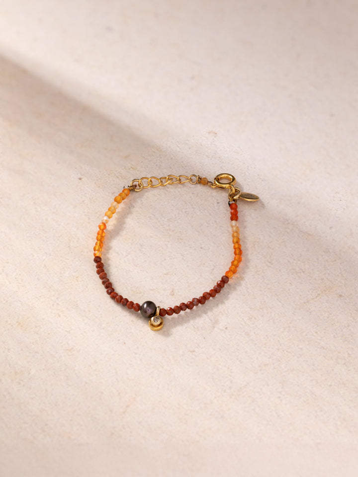 April Birthstone Baby Bracelet