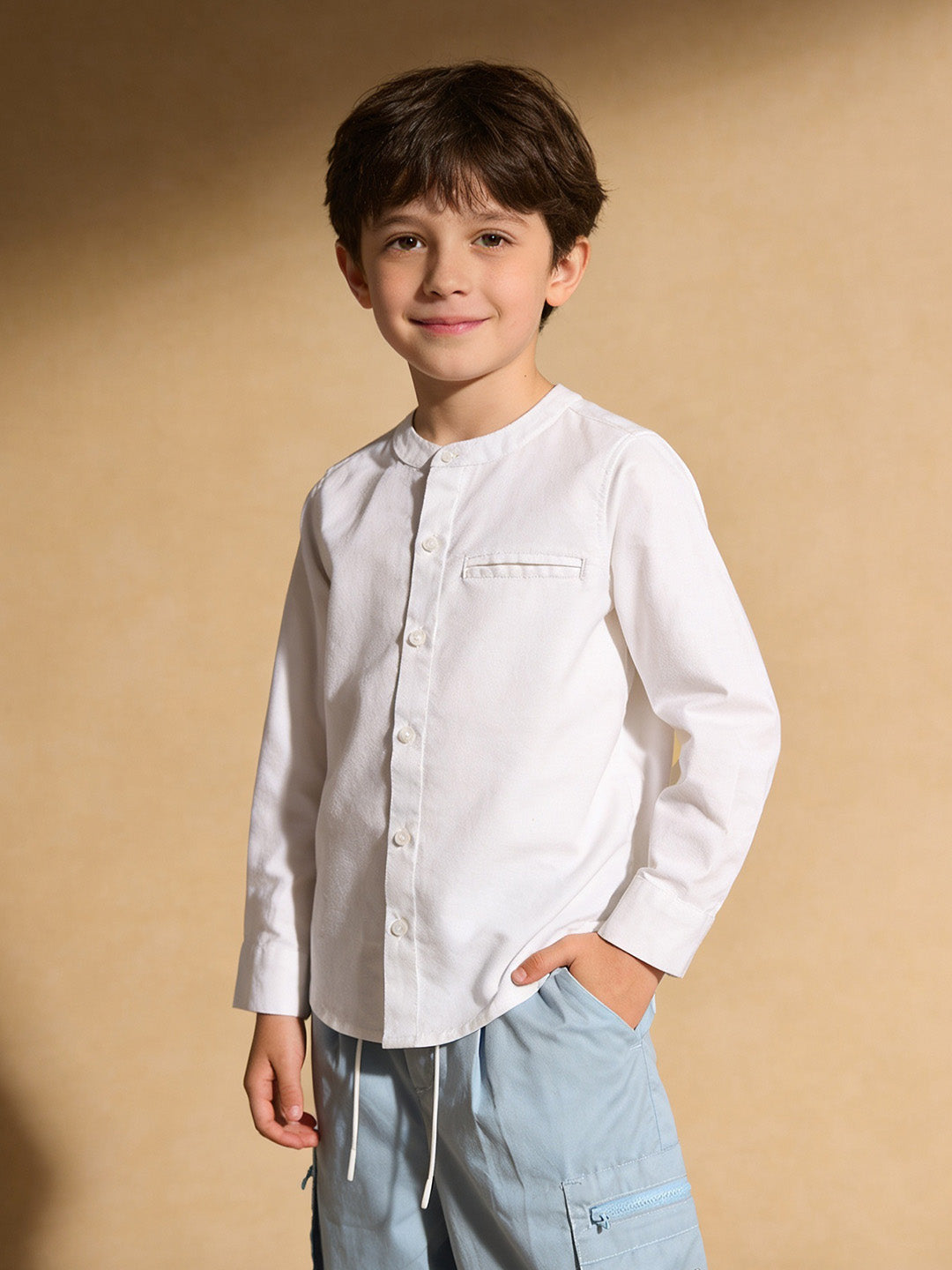Band Collar Shirt – Signature Fit