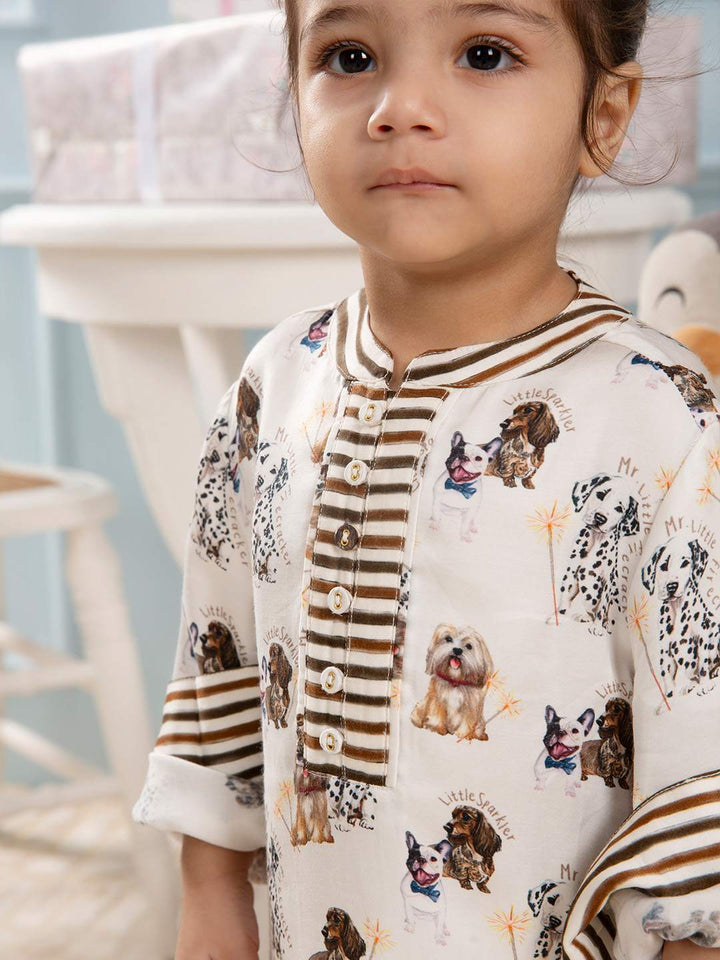 Firecracker Dogs -Boys printed Co-ord Set