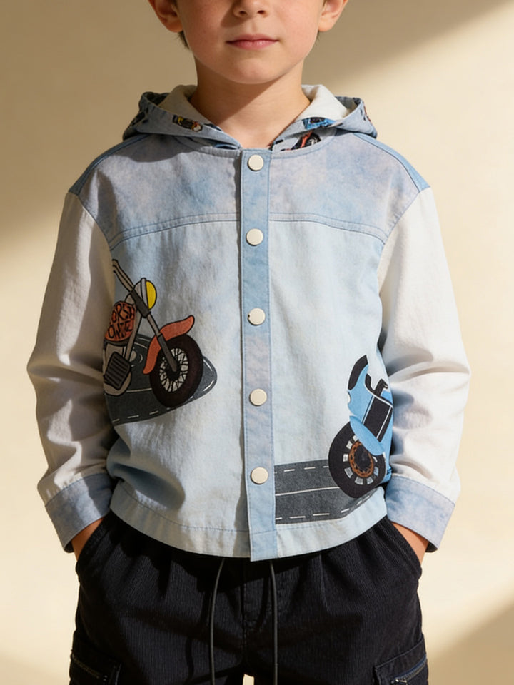 Kids Cotton Shacket - Little Dogsplay