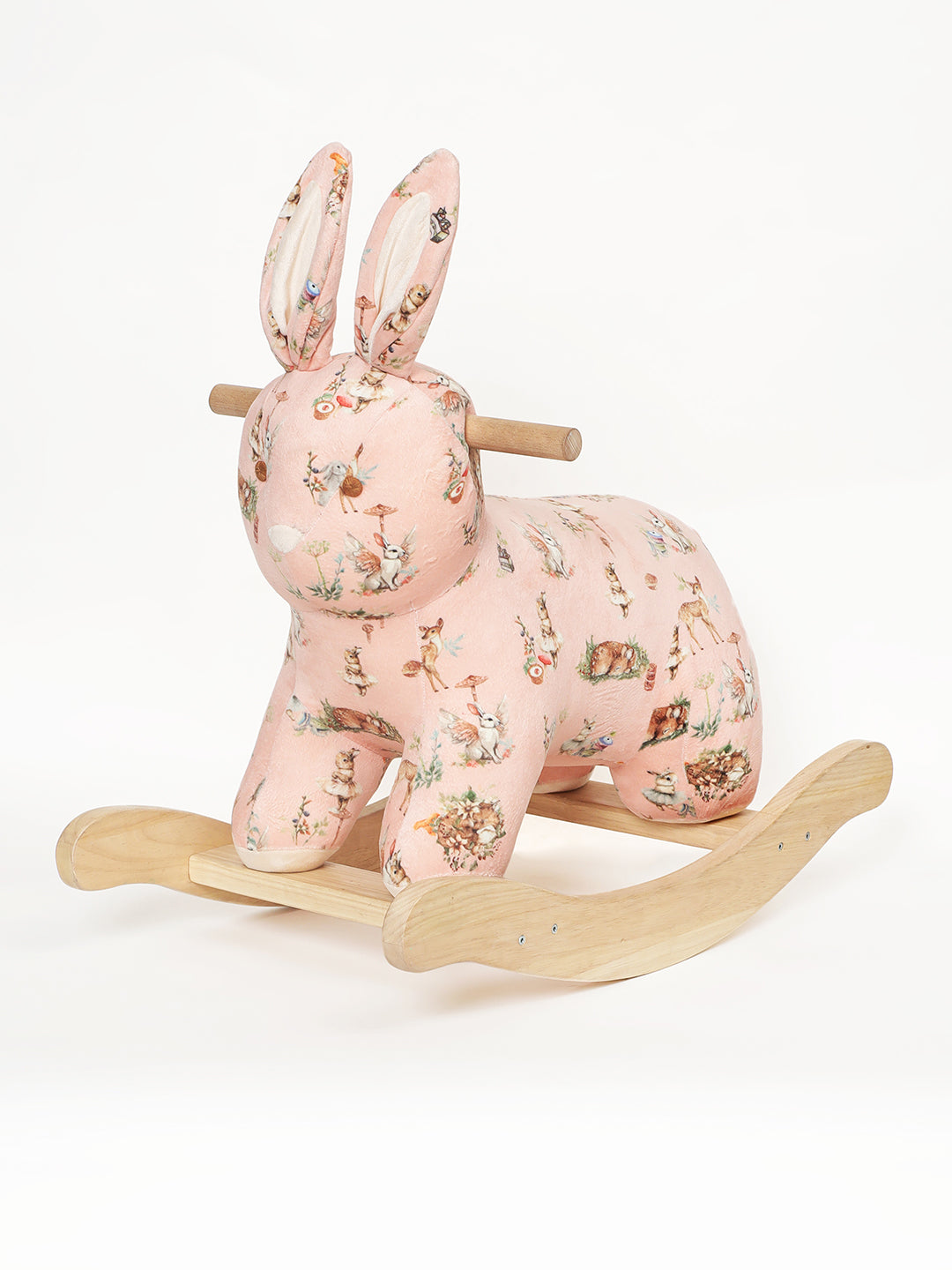 Baby's Traditional Rocker - Blush Bunny