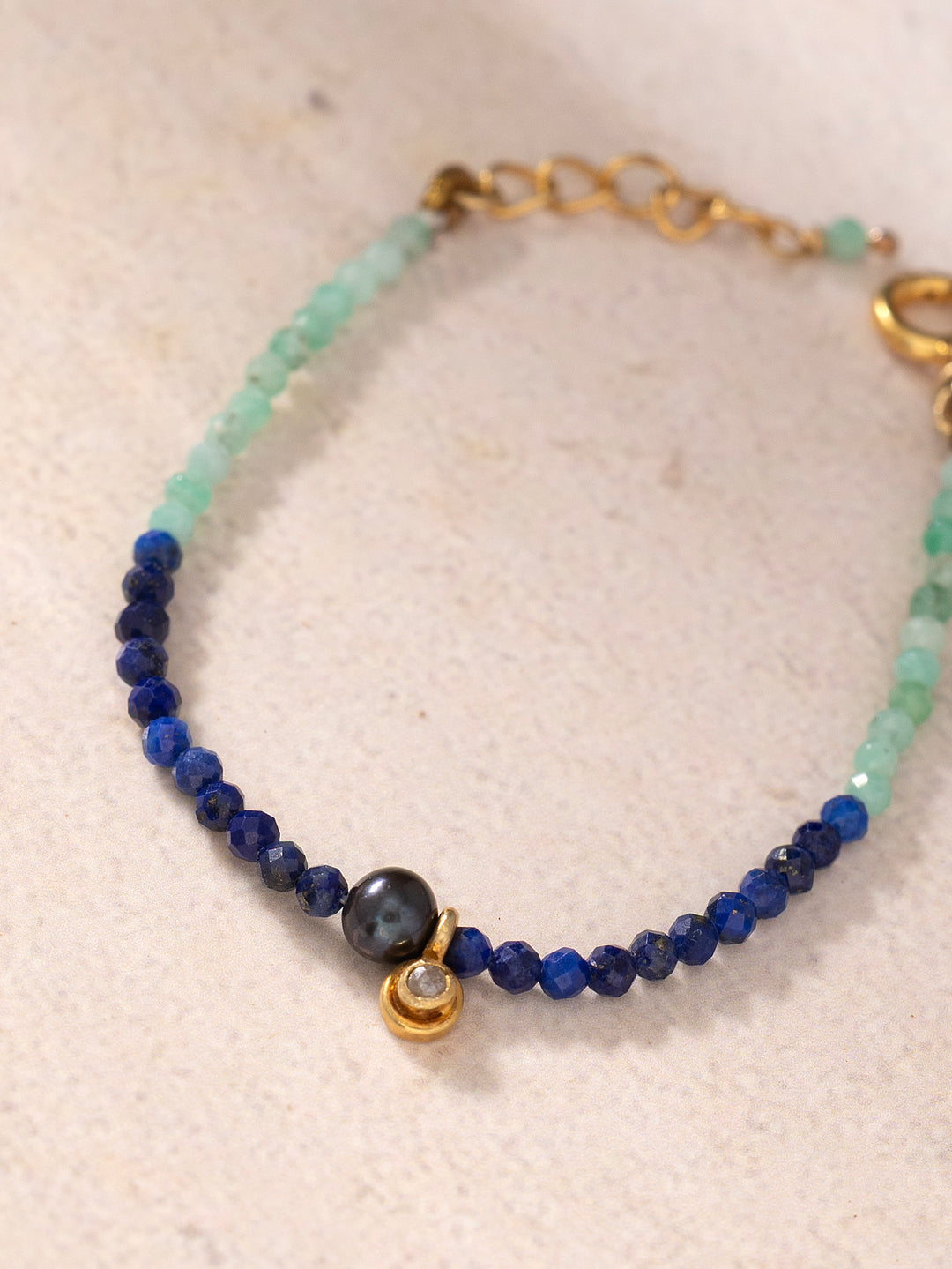May Birthstone Baby Bracelet