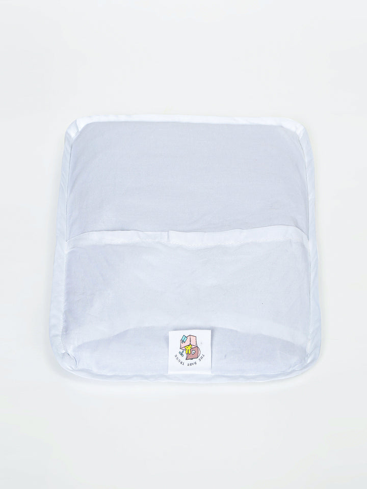 Baby Head Shaping Organic Mustard Seed Pillow - Teddy Dream