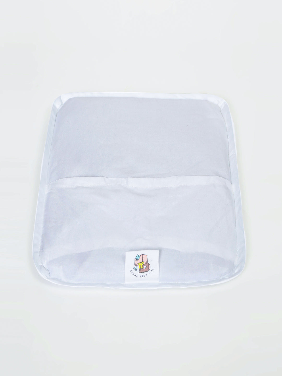Baby Head Shaping Organic Mustard Seed Pillow - Blush Bunny
