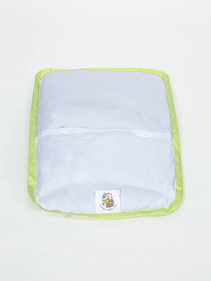 Baby Head Shaping Organic Mustard Seed Pillow - Little Leo