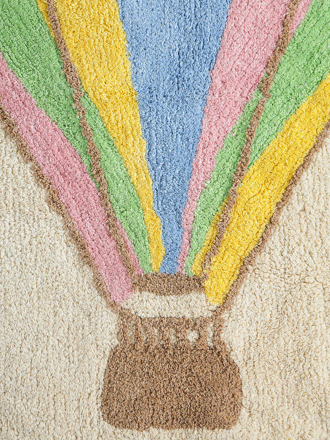 Up & Away Balloon Tufted Nursery Floor Mat